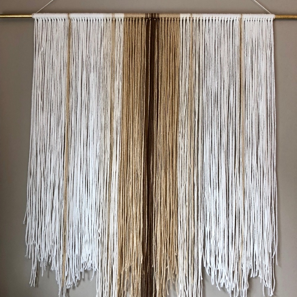 Navajo - Large 36”x48” Yarn Wall Hanging Bohemian - Picture 7 of 7